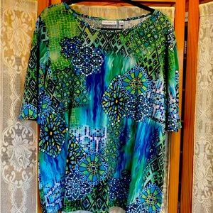 Liquid Knit Tops with Ring Detail